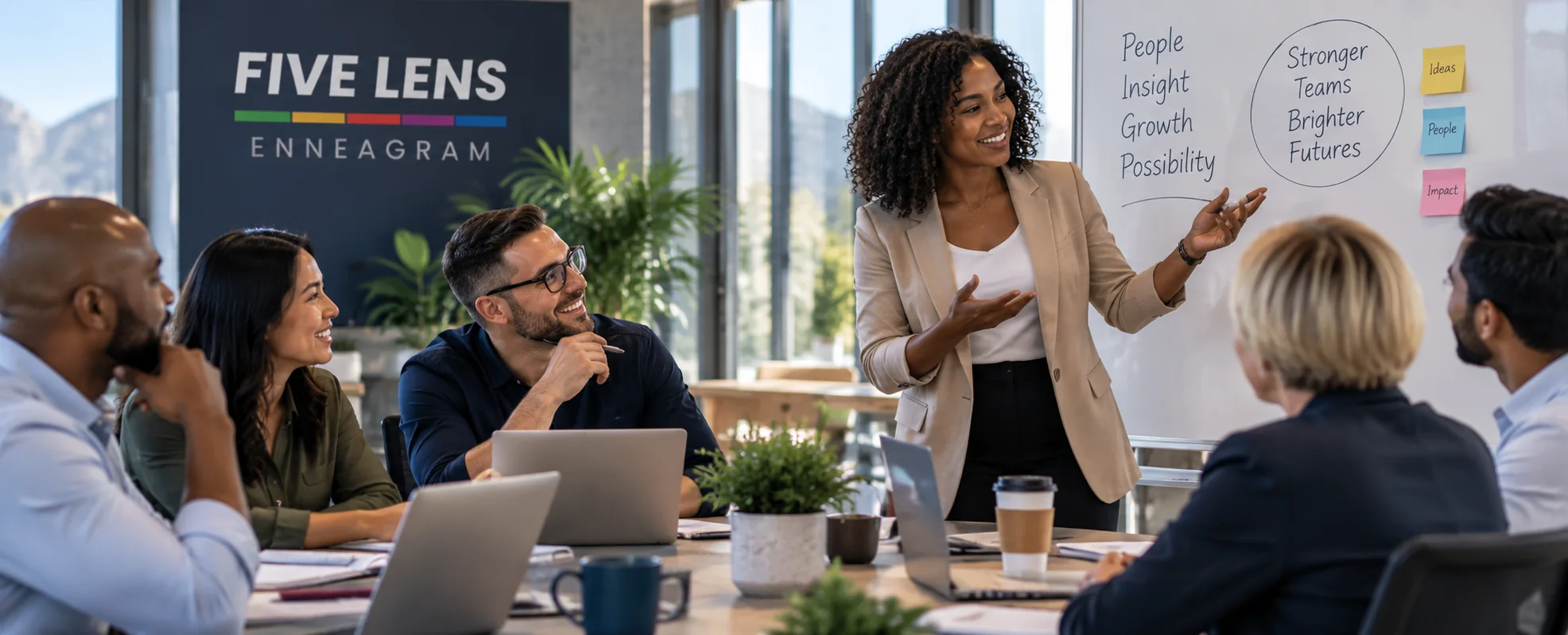 Diverse team of professionals engaged in a corporate workshop